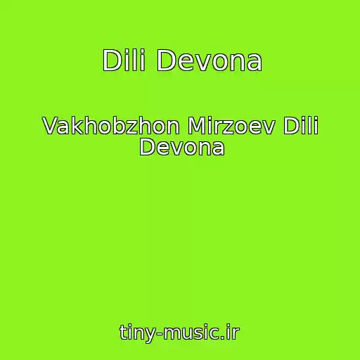 کاور آهنگ Dili Devona از Vakhobzhon Mirzoev Dili Devona