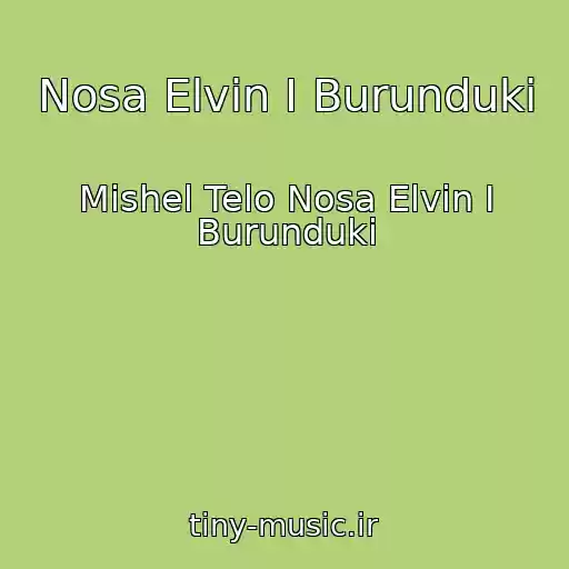 کاور آهنگ Nosa Elvin I Burunduki از Mishel Telo Nosa Elvin I Burunduki