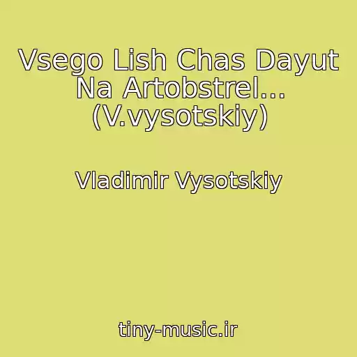 کاور آهنگ Vsego Lish Chas Dayut Na Artobstrel... (V.vysotskiy) از Vladimir Vysotskiy