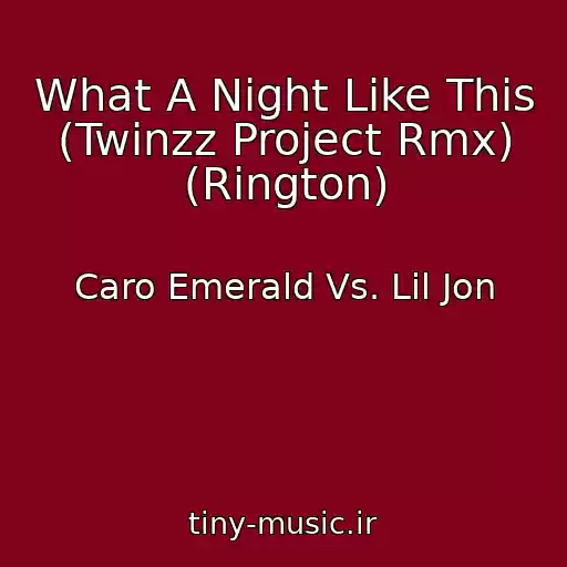 کاور آهنگ What A Night Like This (Twinzz Project Rmx) (Rington) از Caro Emerald Vs. Lil Jon