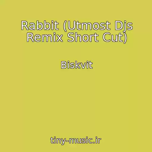 کاور آهنگ Rabbit (Utmost Djs Remix Short Cut) از Biskvit