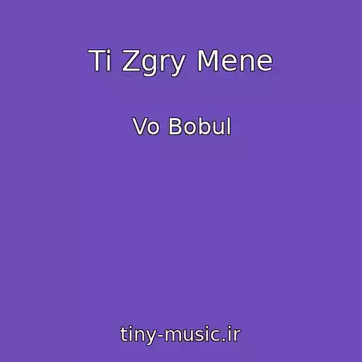 کاور آهنگ Ti Zgry Mene از Vo Bobul