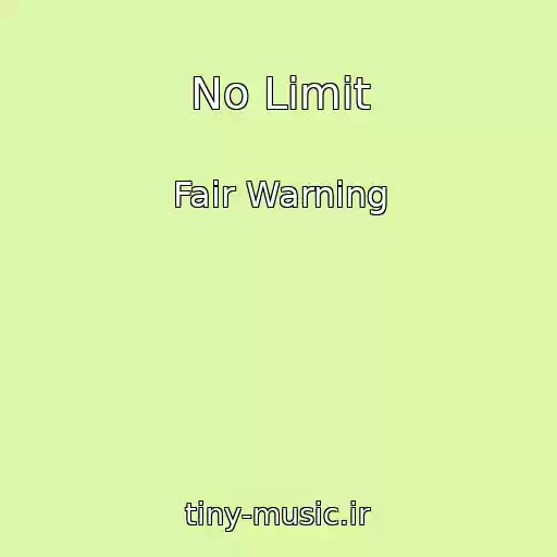 کاور آهنگ No Limit از Fair Warning