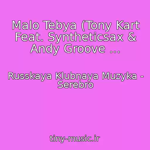 کاور آهنگ Malo Tebya (Tony Kart Feat. Syntheticsax & Andy Groove ... از Russkaya Klubnaya Muzyka - Serebro