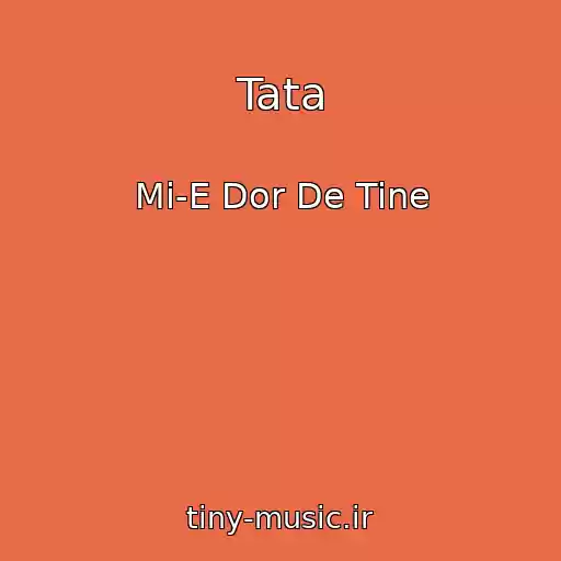 کاور آهنگ Tata از Mi-E Dor De Tine