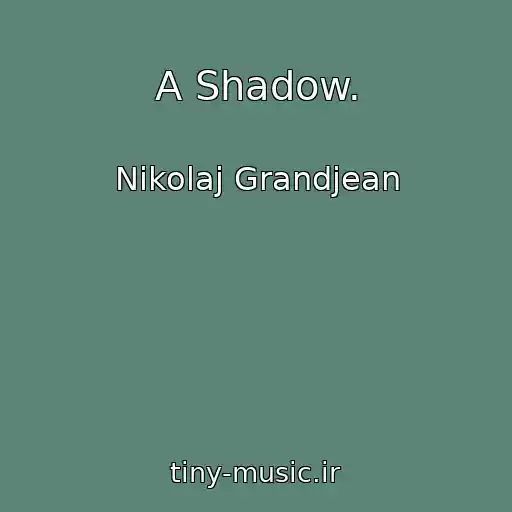 کاور آهنگ A Shadow. از Nikolaj Grandjean