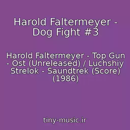 کاور آهنگ Harold Faltermeyer - Dog Fight #3 از Harold Faltermeyer - Top Gun - Ost (Unreleased) / Luchshiy Strelok - Saundtrek (Score) (1986)