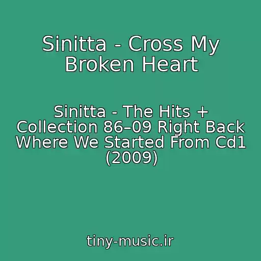 کاور آهنگ Sinitta - Cross My Broken Heart از Sinitta - The Hits + Collection 86–09 Right Back Where We Started From Cd1 (2009)