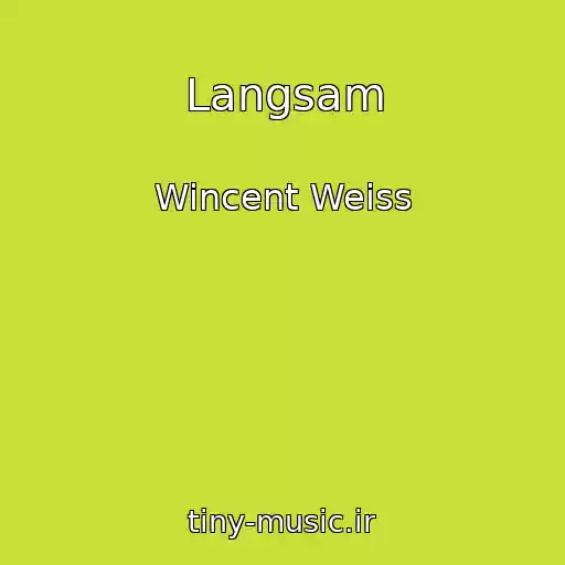 کاور آهنگ Langsam از Wincent Weiss
