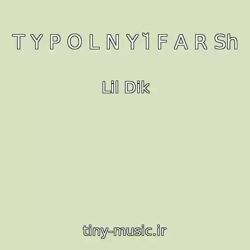کاور آهنگ T Y P O L N Y Ĭ F A R Sh از Lil Dik