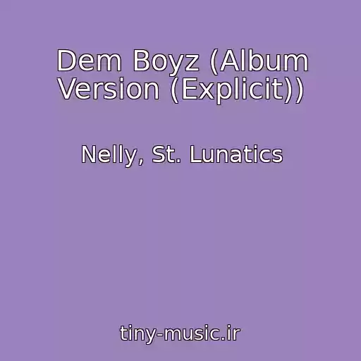 کاور آهنگ Dem Boyz (Album Version (Explicit)) از Nelly, St. Lunatics
