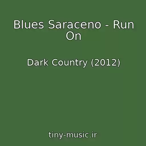 کاور آهنگ Blues Saraceno - Run On از Dark Country (2012)