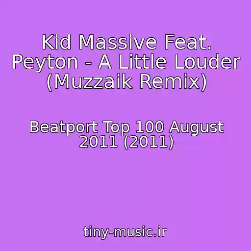 کاور آهنگ Kid Massive Feat. Peyton - A Little Louder (Muzzaik Remix) از Beatport Top 100 August 2011 (2011)