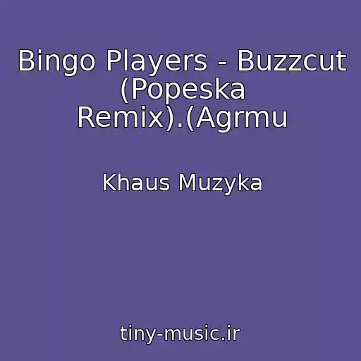 کاور آهنگ Bingo Players - Buzzcut (Popeska Remix).(Agrmu از Khaus Muzyka