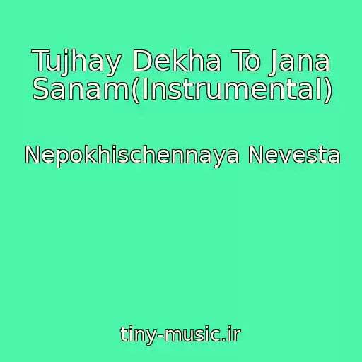کاور آهنگ Tujhay Dekha To Jana Sanam(Instrumental) از Nepokhischennaya Nevesta