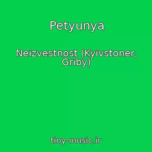کاور آهنگ Petyunya از Neizvestnost (Kyivstoner, Griby)