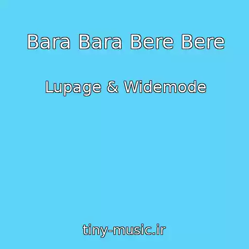 کاور آهنگ Bara Bara Bere Bere از Lupage & Widemode