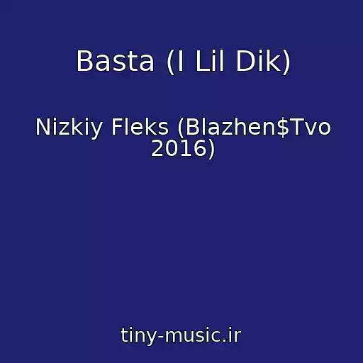 کاور آهنگ Basta (I Lil Dik) از Nizkiy Fleks (Blazhen$Tvo 2016)