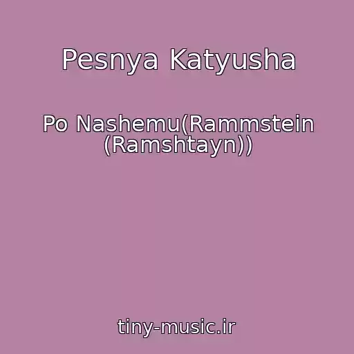 کاور آهنگ Pesnya Katyusha از Po Nashemu(Rammstein (Ramshtayn))