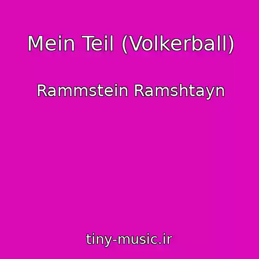 کاور آهنگ Mein Teil (Volkerball) از Rammstein Ramshtayn
