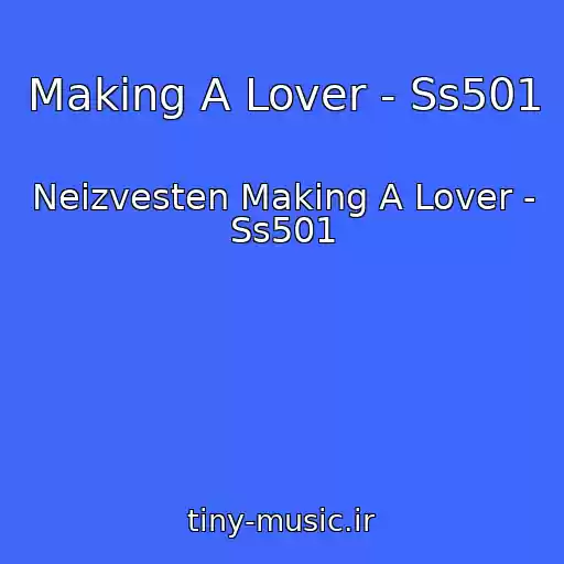 کاور آهنگ Making A Lover - Ss501 از Neizvesten Making A Lover - Ss501