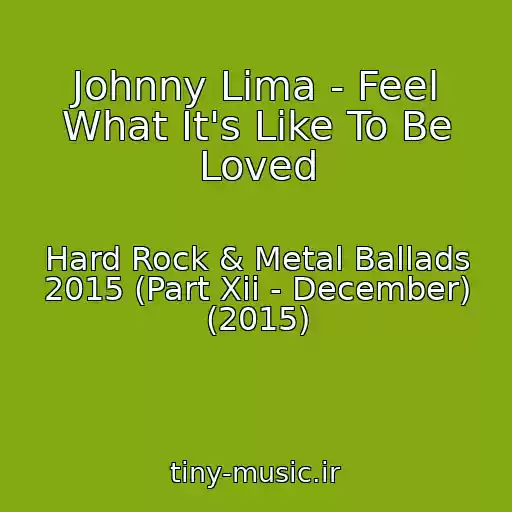 کاور آهنگ Johnny Lima - Feel What It's Like To Be Loved از Hard Rock & Metal Ballads 2015 (Part Xii - December) (2015)