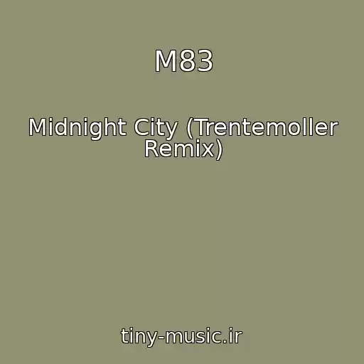 کاور آهنگ M83 از Midnight City (Trentemoller Remix)