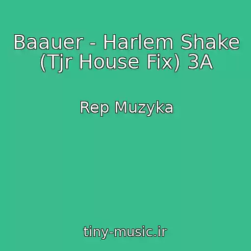 کاور آهنگ Baauer - Harlem Shake (Tjr House Fix) 3A از Rep Muzyka