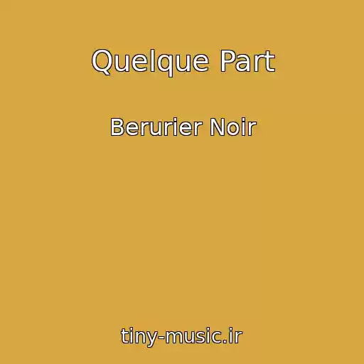 کاور آهنگ Quelque Part از Berurier Noir