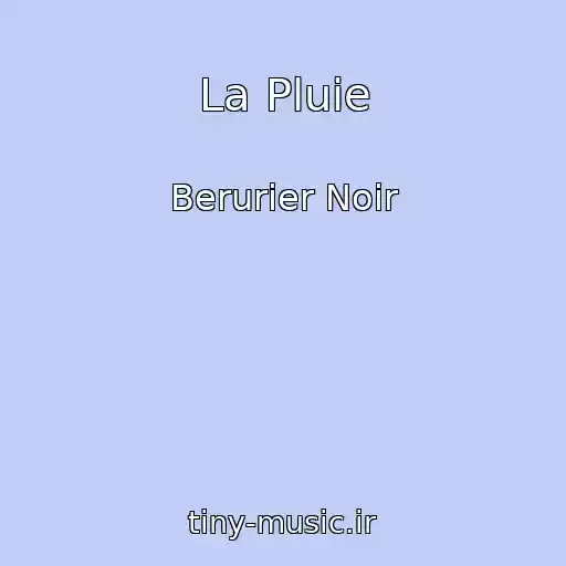 کاور آهنگ La Pluie از Berurier Noir