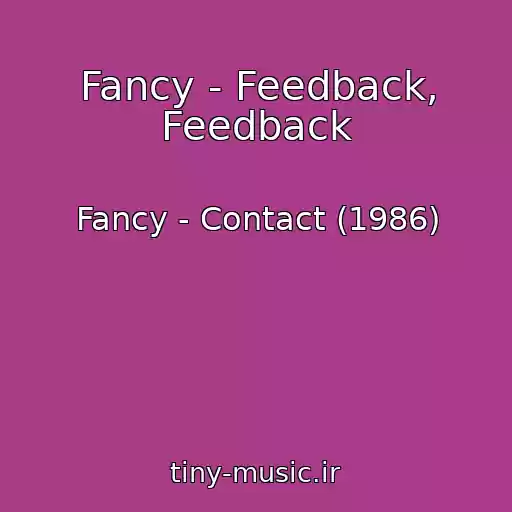 کاور آهنگ Fancy - Feedback, Feedback از Fancy - Contact (1986)