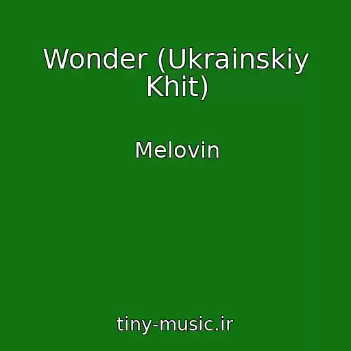 کاور آهنگ Wonder (Ukrainskiy Khit) از Melovin