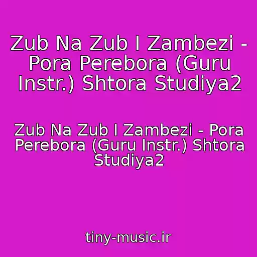 کاور آهنگ Zub Na Zub I Zambezi - Pora Perebora (Guru Instr.) Shtora Studiya2 از Zub Na Zub I Zambezi - Pora Perebora (Guru Instr.) Shtora Studiya2