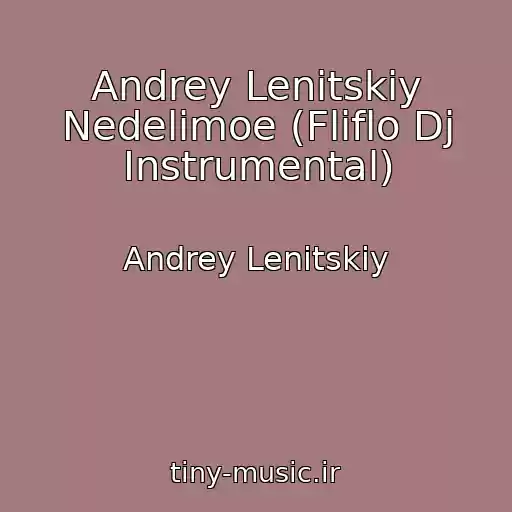 کاور آهنگ Andrey Lenitskiy Nedelimoe (Fliflo Dj Instrumental) از Andrey Lenitskiy