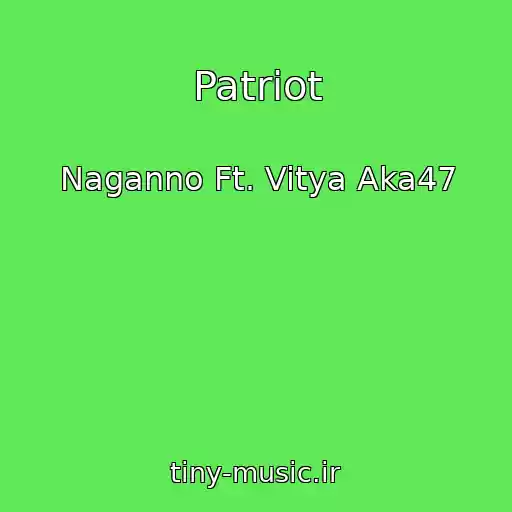 کاور آهنگ Patriot از Naganno Ft. Vitya Aka47
