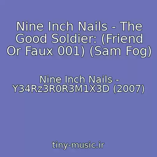 کاور آهنگ Nine Inch Nails - The Good Soldier: (Friend Or Faux 001) (Sam Fog) از Nine Inch Nails - Y34Rz3R0R3M1X3D (2007)