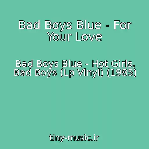 کاور آهنگ Bad Boys Blue - For Your Love از Bad Boys Blue - Hot Girls, Bad Boys (Lp Vinyl) (1985)