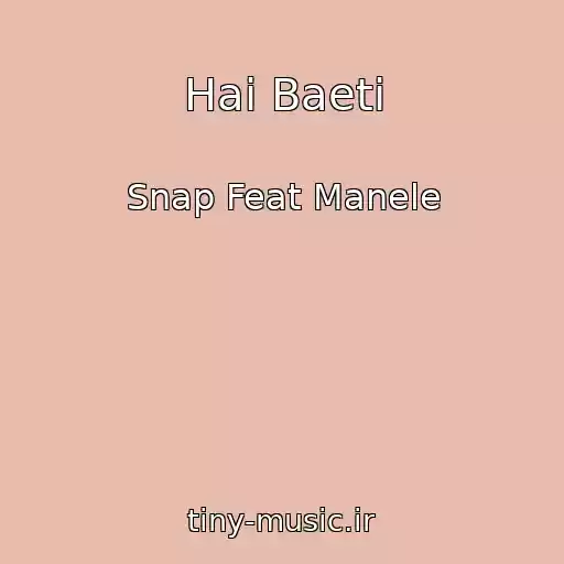 کاور آهنگ Hai Baeti از Snap Feat Manele