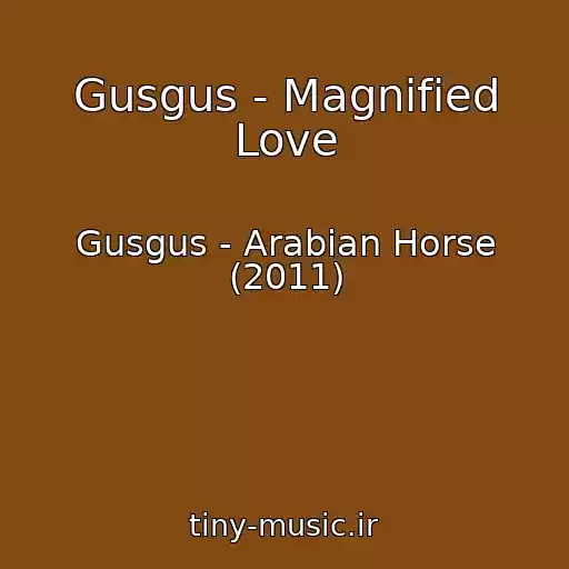 کاور آهنگ Gusgus - Magnified Love از Gusgus - Arabian Horse (2011)