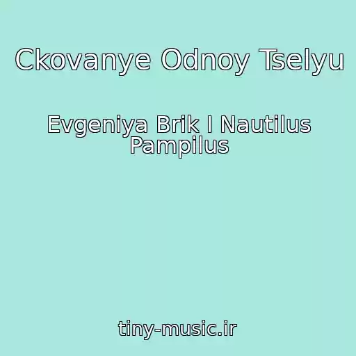 کاور آهنگ Ckovanye Odnoy Tselyu از Evgeniya Brik I Nautilus Pampilus