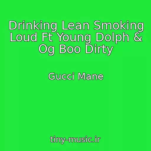 کاور آهنگ Drinking Lean Smoking Loud Ft Young Dolph & Og Boo Dirty از Gucci Mane