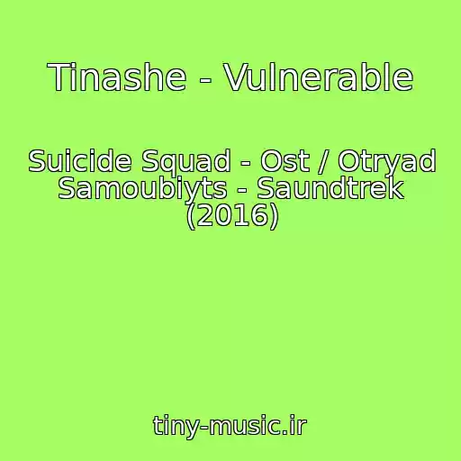 کاور آهنگ Tinashe - Vulnerable از Suicide Squad - Ost / Otryad Samoubiyts - Saundtrek (2016)