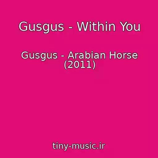 کاور آهنگ Gusgus - Within You از Gusgus - Arabian Horse (2011)