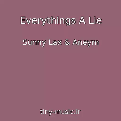 کاور آهنگ Everythings A Lie از Sunny Lax & Aneym
