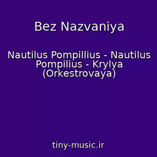 کاور آهنگ Bez Nazvaniya از Nautilus Pompillius - Nautilus Pompilius - Krylya (Orkestrovaya)