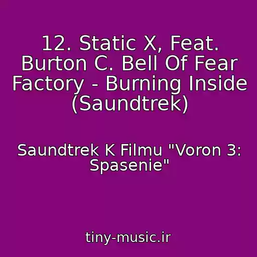 کاور آهنگ 12. Static X, Feat. Burton C. Bell Of Fear Factory - Burning Inside (Saundtrek) از Saundtrek K Filmu "Voron 3: Spasenie"