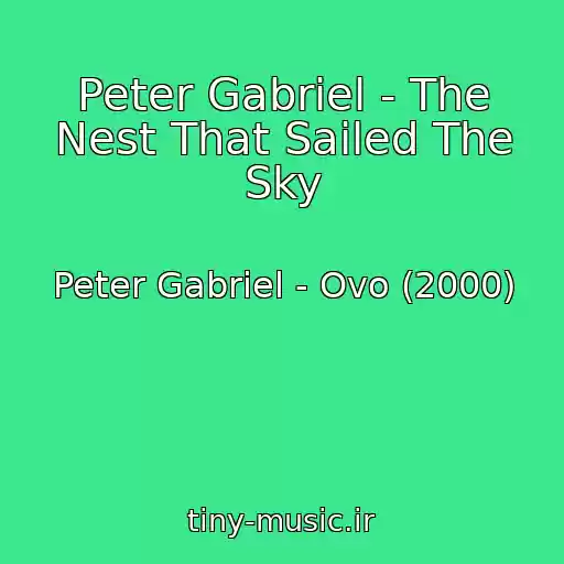 کاور آهنگ Peter Gabriel - The Nest That Sailed The Sky از Peter Gabriel - Ovo (2000)