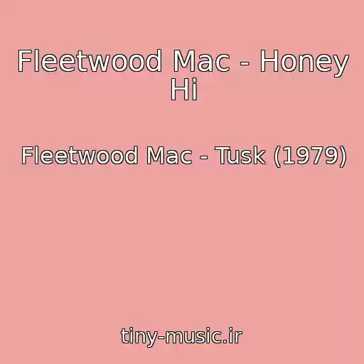 کاور آهنگ Fleetwood Mac - Honey Hi از Fleetwood Mac - Tusk (1979)