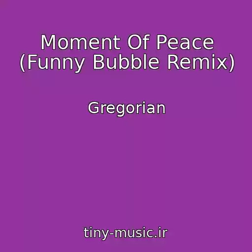 کاور آهنگ Moment Of Peace (Funny Bubble Remix) از Gregorian