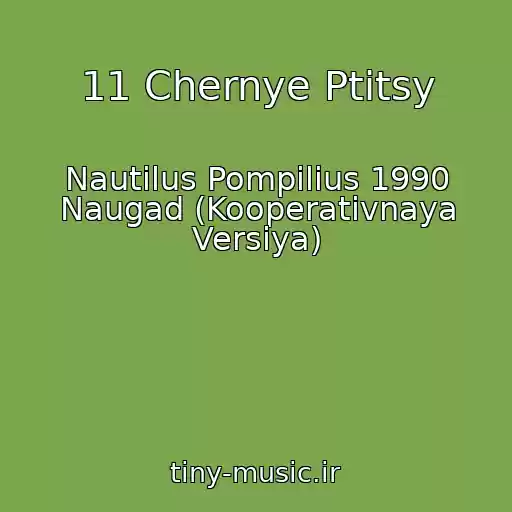 کاور آهنگ 11 Chernye Ptitsy از Nautilus Pompilius 1990 Naugad (Kooperativnaya Versiya)